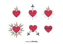 Download Sacred Heart Vector Vector Art Choose From Over A Million Free Vectors Clipart Graphics Vector Art Images Sacred Heart Heart Drawing Heart Tattoo