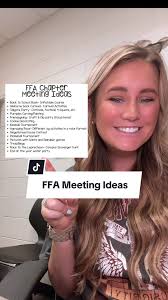 Ffa Chapter Conducting Meeting Example