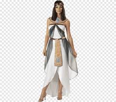 Adorned with precious gems and jewels, the fashions of the ancient egyptians were made for not only beauty but also comfort. Cleopatra Ancient Egypt Clothing Dress Egypt Halloween Costume Fashion Png Pngegg