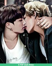  Pin By Rocio Aguayo On ã…‹ Bts Fanart Vkook Fanart Bts Kiss