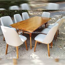 Contoh gambar meja makan minimalis modern. Model Meja Makan Jati Meja Makan Minimalis Toko Furniture Jepara