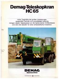 Demag Specifications Cranemarket