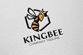 King Bee King Bee Honey Logo Bee