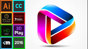 Make a logo for free. How To Create Flat 3d Logo Design In Adobe Illustrator Cc Hd Flat 3d Youtube