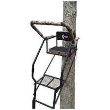 Plus, it features a mesh seat that conforms to your body for supreme, supportive comfort on long hunts and can be flipped up if you prefer a. X Stand 20 Hunting Ladder Tree Stand 637248 Ladder Tree Stands At Sportsman S Guide