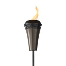 The tiki brand fire pit has a creative air flow system that recycles hot smoke back into the fire chamber. Fire Pit Tiki Fire Pits Tiki Brand
