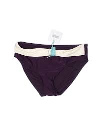 details about nwt panache women purple swimsuit bottoms m