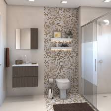 Banheiro Decorado Com Pastilhas Em 2020 Banheiro Decorado Simples Decoracao Banheiro Pequeno Como Decorar Banheiro Pequeno