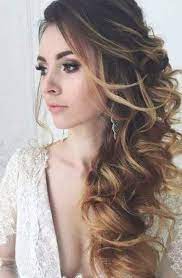 Hairstyles Half Up Half Down Side Wedding 36 Ideas Wedding Hairstyles Formal Hairstyles For Long Hair Wedding Hair Inspiration Hair Styles