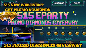 Starting this 2021, we will begin hosting regular giveaways and lucky draws for . How To Get More Promo Diamonds In Mobile Legends 515 Eparty Promo Diamonds Giveaway Mobile Legend Youtube