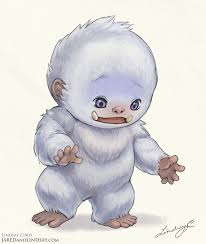 Baby Yeti By Lcibos Deviantart Com On Deviantart Cute Fantasy Creatures Bigfoot Art Cute Baby Shower Ideas