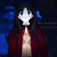 Rin Fate Stay Night Gifs Tenor Master of archer in all three of fate/stay night's routes, she is the primary heroine of the unlimited. rin fate stay night gifs tenor