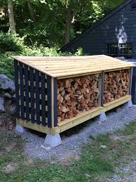 Whether this is a fireplace in your living room or maybe one in the backyard. Fire Wood Shed Outdoor Firewood Rack Firewood Shed Backyard Sheds