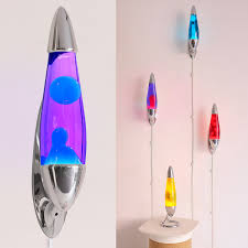 Mathmos Babyastro Retro 60S Mod Mini Lava Lamp In Violet/Red