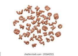 But am i good at naming cereal? Cereal Flakes Alphabet Letters Stockfoto 180840512 Shutterstock