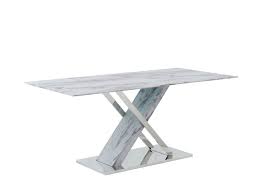 G1274 Gray Table Dining Table Glass Top Dining Table Steel Table