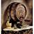 Wine Barrel Stave Wall