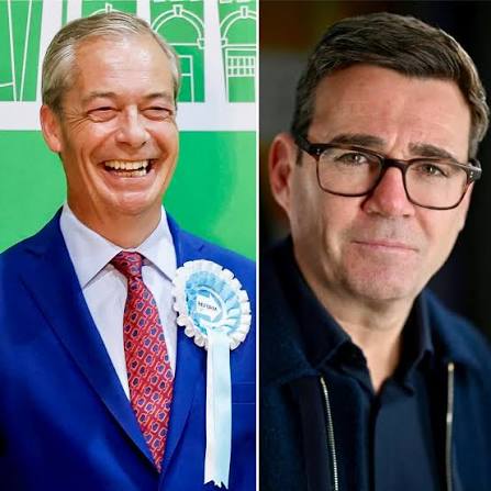 Andy Burnham has been accused of 'dancing to Nigel Farage's tune' after  pledging to make 'greater use' of migrant detention centres if he succeeds  Keir Starmer as prime minister