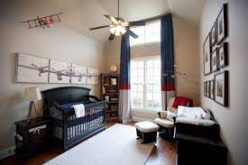 Inspired Monday Baby Boy Nursery Ideas Vintage Airplane Nursery Baby Boy Rooms Airplane Nursery