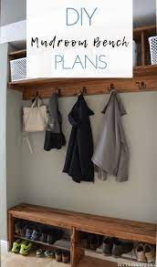 Easy Mudroom Bench With Shoe Storage Bitterroot Diy Diy Mudroom Bench Bench With Shoe Storage Diy Mudroom Bench Plans