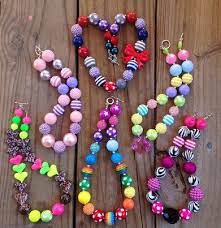 Wholesale Chunky Bubblegum Beaded Necklaces Boutique Filler 6 Chunky Necklaces Super Cheap On Ets Chunky Bead Necklaces Little Girl Jewelry Bubblegum Beads