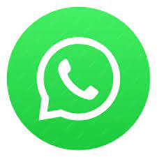 Logotipo redondo do whatsapp isolado no fundo branco | Vetor Premium