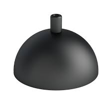 Hemisphere Metal Ceiling Cover Black Structural