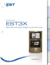 ： edwards ， country/region of manufacture. 85005 0134 Est3x Submittal Guide