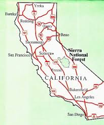 Sierra National Forest Map