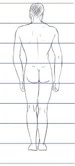 Fashion teenagers outlined template figure silhouette front. The Male Human Body Proportions How To Get Them Right Using The Heads Count Method Sweet Drawing Blog