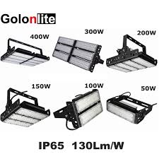 500 Watts150w 400w 300w 200w 100w 50 Watts Ip65 Indoor Basketball Tennis Sports Court Field Lighting Tunnel Floodlight Fixture Ou Led High Bay Light Led F