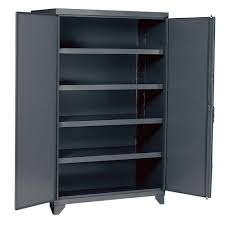 Shop with confidence on ebay! Edsal 78 In H X 48 In W X 24 In D 5 Shelf Steel Freestanding Storage Cabinet In Gray Ehd7848 The Home Depot