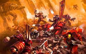 Maybe you would like to learn more about one of these? Wallpaper Battle Space Marine Warhammer 40000 Chaos Chaos Space Marines Titan Imperial Guard Blood Angels Warhammer 40k Black Legion Imperial Guard Cadian Khorne Berserker Chaos Warhound Titan Black Crusade Images For Desktop
