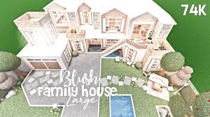 Videos matching roblox bloxburg coastal family home revolvy. Blush Large Family House Bloxburg Build Youtube