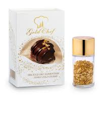 24 fogli di foglia d'oro commestibili karat utilizzati per la decorazione e la guarnizione di torte, biscotti, cioccolato e qualsiasi cosa. Scampi Con Patate Allo Zafferano Gold Chef Manetti