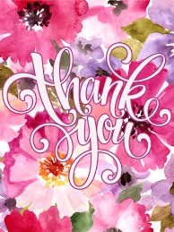 Check spelling or type a new query. Elegant Pink Flower Thank You Card Birthday Greeting Cards By Davia Thank You Wishes Thank You Images Thank You Quotes