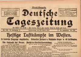 1917 Original German newspaper Deutsche Tageszeitung WWI History Russia  Germay