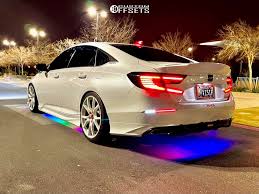 Truck, suv, convertible, sedan, crossover, hatchback, hybrid 2020 Honda Accord Wheel Offset Nearly Flush Lowering Springs 1554687 Custom Offsets