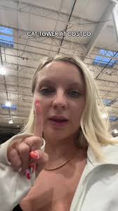 Bouji Cat Tower at Coscto 🐈‍⬛ #costcofinds #costcotiktok  #catparentsoftiktok #cattower #cattree #forcatparents