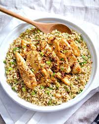 We've gathered our favourite low calorie chicken recipes, all quick and easy to make. Garlic Lime Chicken Tenders And Quinoa Recipe Eatwell101