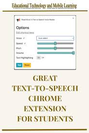 Here Is A Great Text To Speech Chrome Extension For Students With Vision Difficulties In 2020 Teaching Teens Language Arts Lesson Plans Apps For Teachers