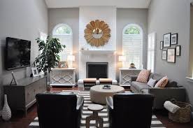 Use color to highlight existing architecture or to add interest to a room without architectural features. Gray Paint Colors Transitional Living Room Benjamin Moore Cosmopolitan Jws Interiors