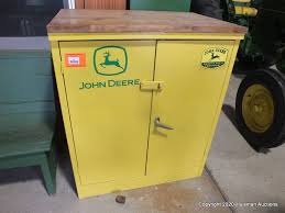 * copper core* this unpressurized radiator has 7 fins per inch and 3 rows of tubes* radiator core measures 14.375 wide by… 2 Door Metal Cabinet With Tractor Parts John Deere Decals Auction Huisman Auctions