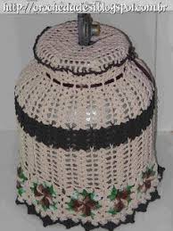 Capa De Botijao De Croche Com Flores Jogo De Cozinha Com Flores Catavento Capa De Botijao Jogo De Cozinha Croche Jogos De Cozinha