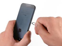Unfold one straight side, so it's sticking out. How To Remove Insert A Sim Card In An Iphone Business 2 Community