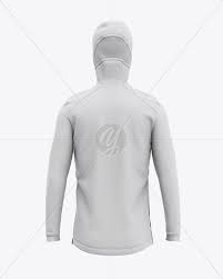 Download Basketball Full Zip Hoodie Mockup Back View Of Hooded Jacket In Apparel Mockups On Yellow Images Object Mockups