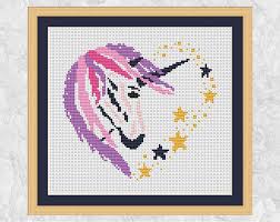 Easy sloth cross stitch pattern pdf. Unicorn Heart Cross Stitch Pattern Magical Unicorn And Stars Easy Quick Cross Stitch De Cross Stitch Patterns Cross Stitch Heart Cross Stitch Letter Patterns