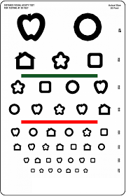 Snellen Chart Kids Learning Activity Printable Chart Or