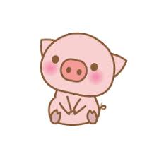 Cute fruit and veg sticker by peppermintpopuk. Cute Child Pig Acuri Cute Little Drawings Cute Doodles Cute Cartoon Drawings