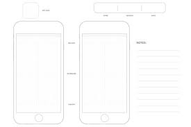 Iphone 8 Sketchpad A4 Psd Pdf Ios App Design Iphone Iphone Mockup